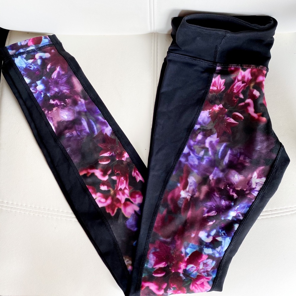 Lululemon 💛🌷 EUC Full Length Leggings Floral